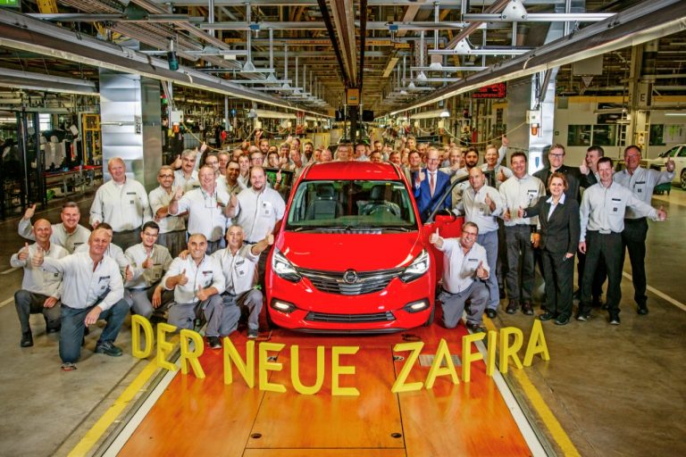 El nuevo Opel Zafira comienza a producirse en Rüsselsheim