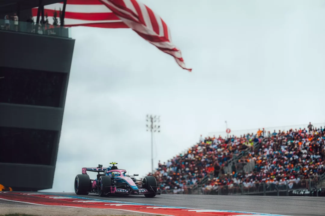 Monoplaza Alpine durante el Gran Premio de Estados Unidos de 2026