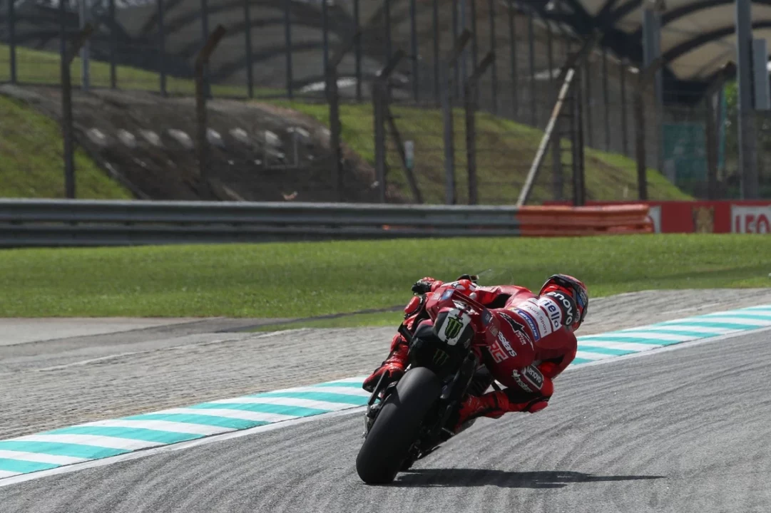 MotoGP en el circuito de Sepang durante el Gran Premio de Malasia