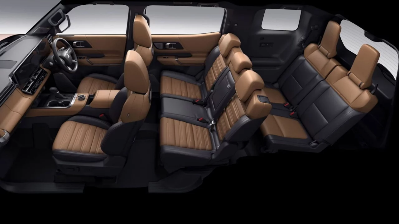 Nuevo Mitsubishi Montero todoterreno de siete plazas con chasis de largueros