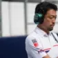 Logotipo de Honda Racing Corporation en las instalaciones de un circuito de Fórmula 1